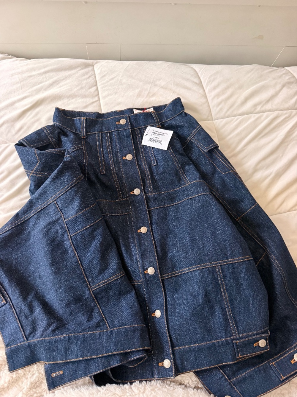 Alexander McQueen Denim Skirt